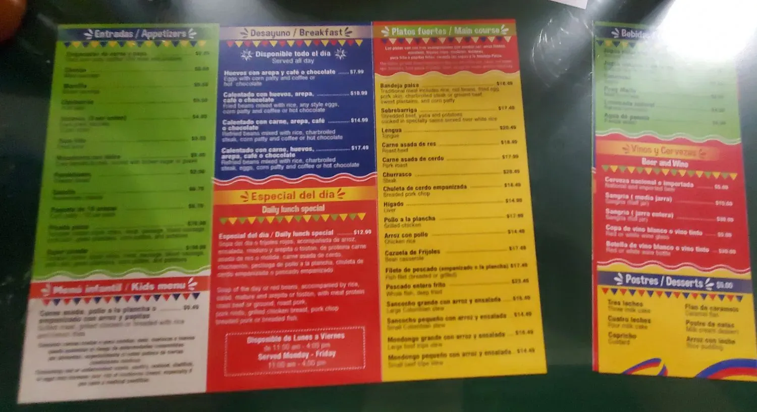 Menu 3