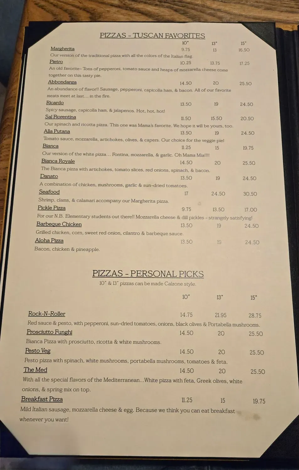 Menu 4