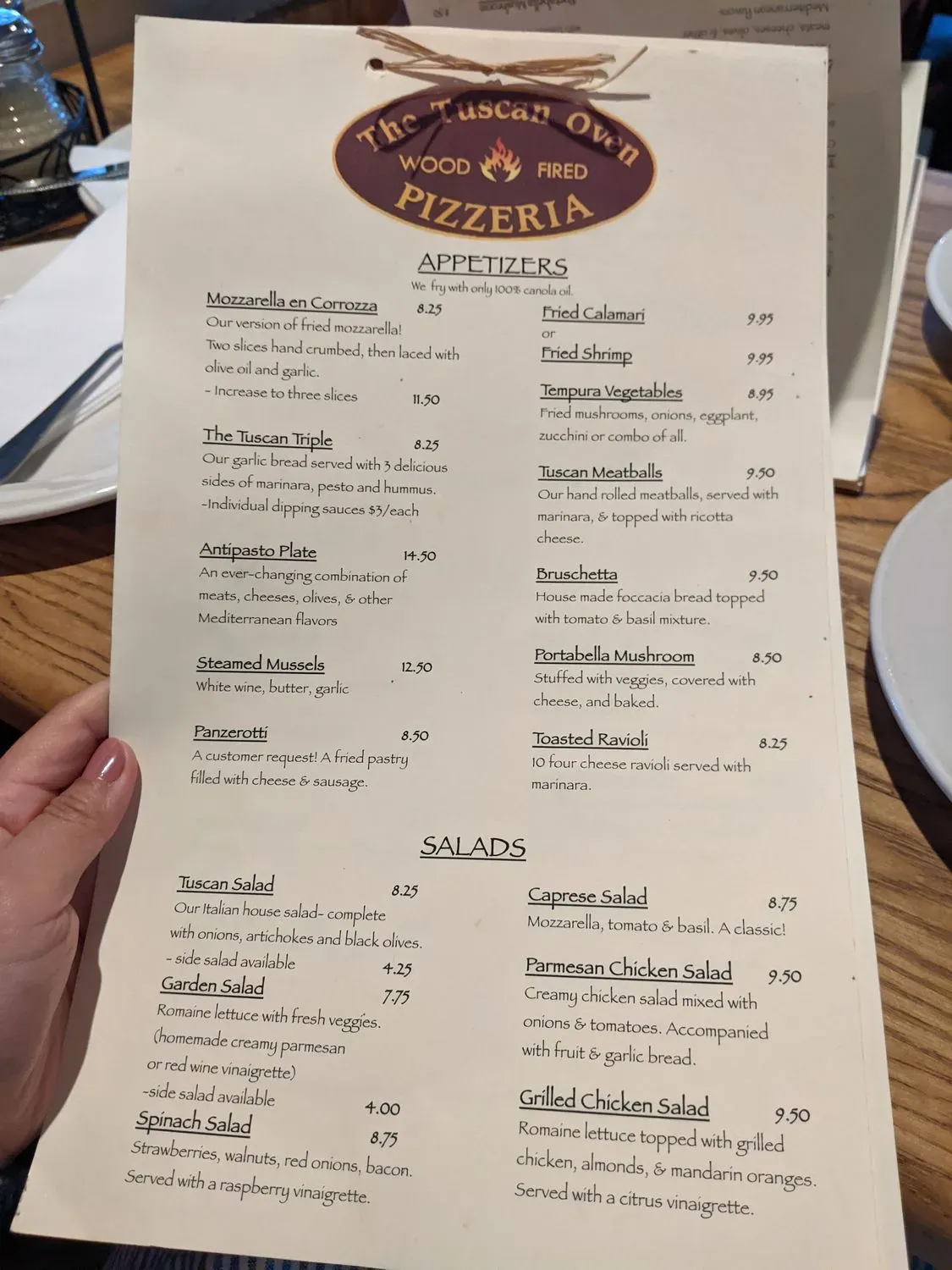 Menu 5