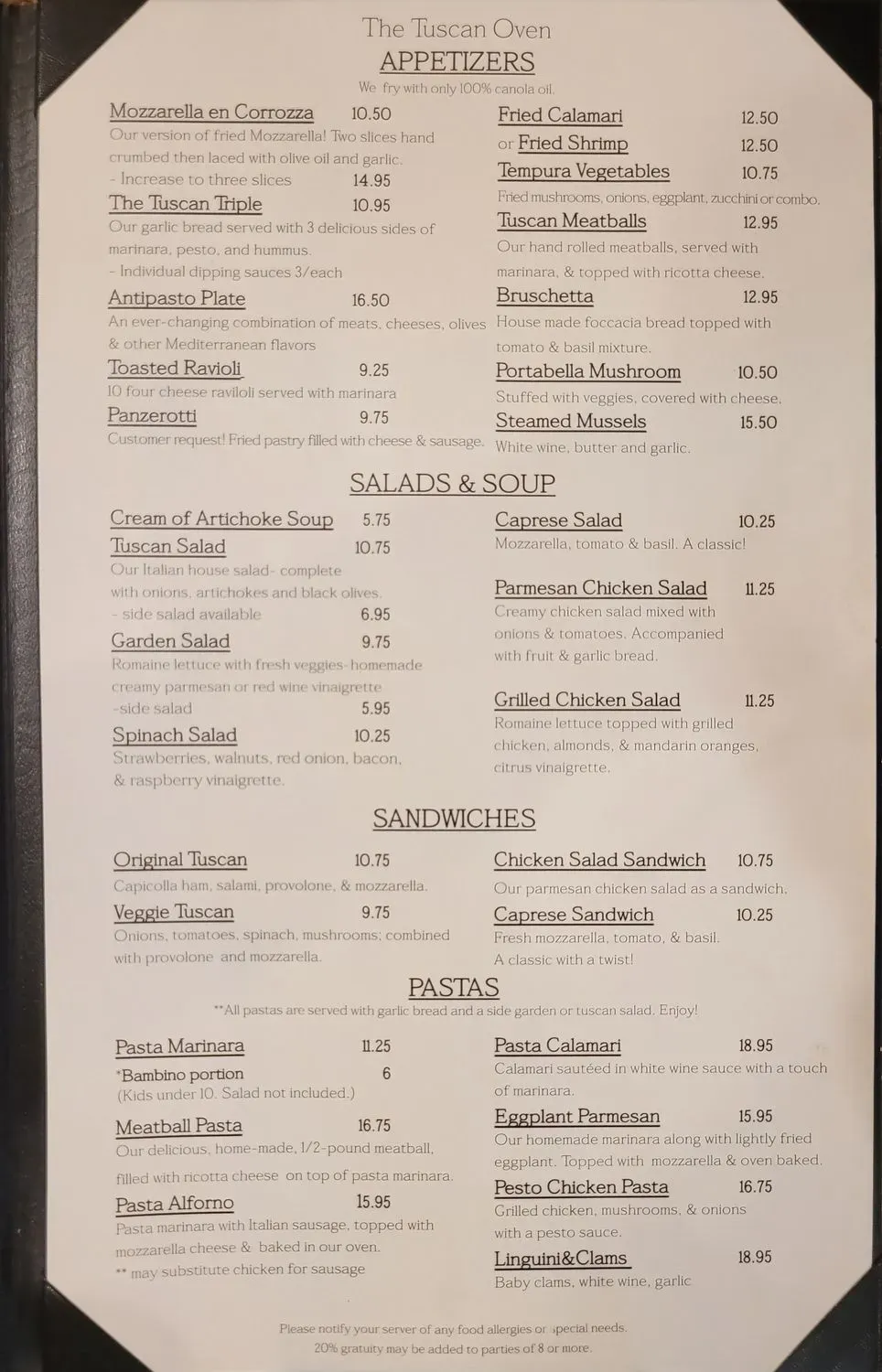 Menu 3