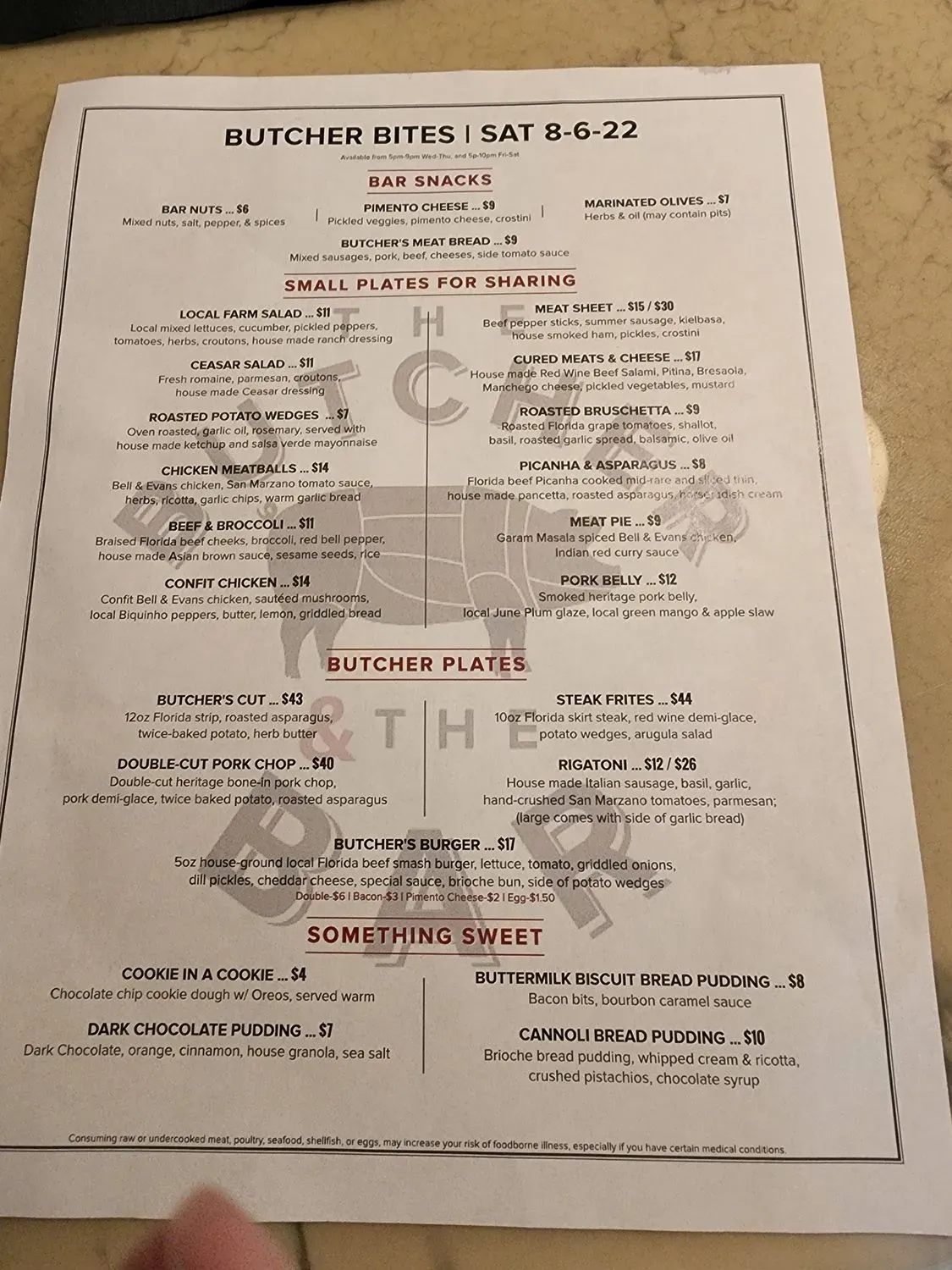 Menu 5