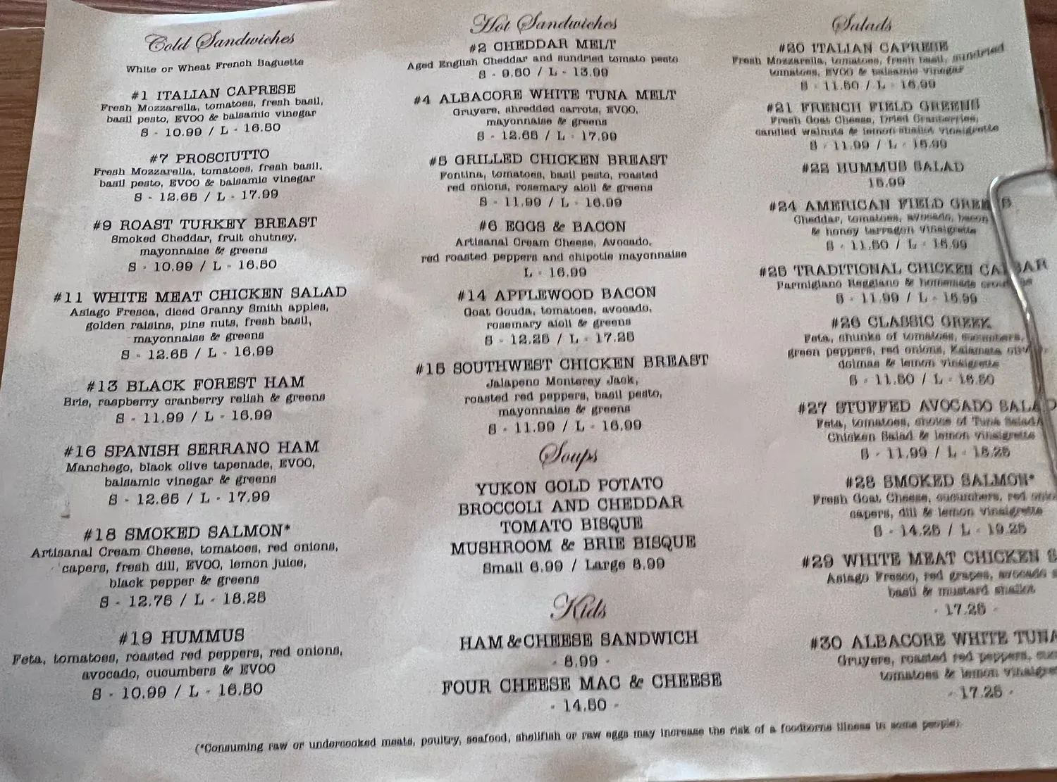 Menu 4