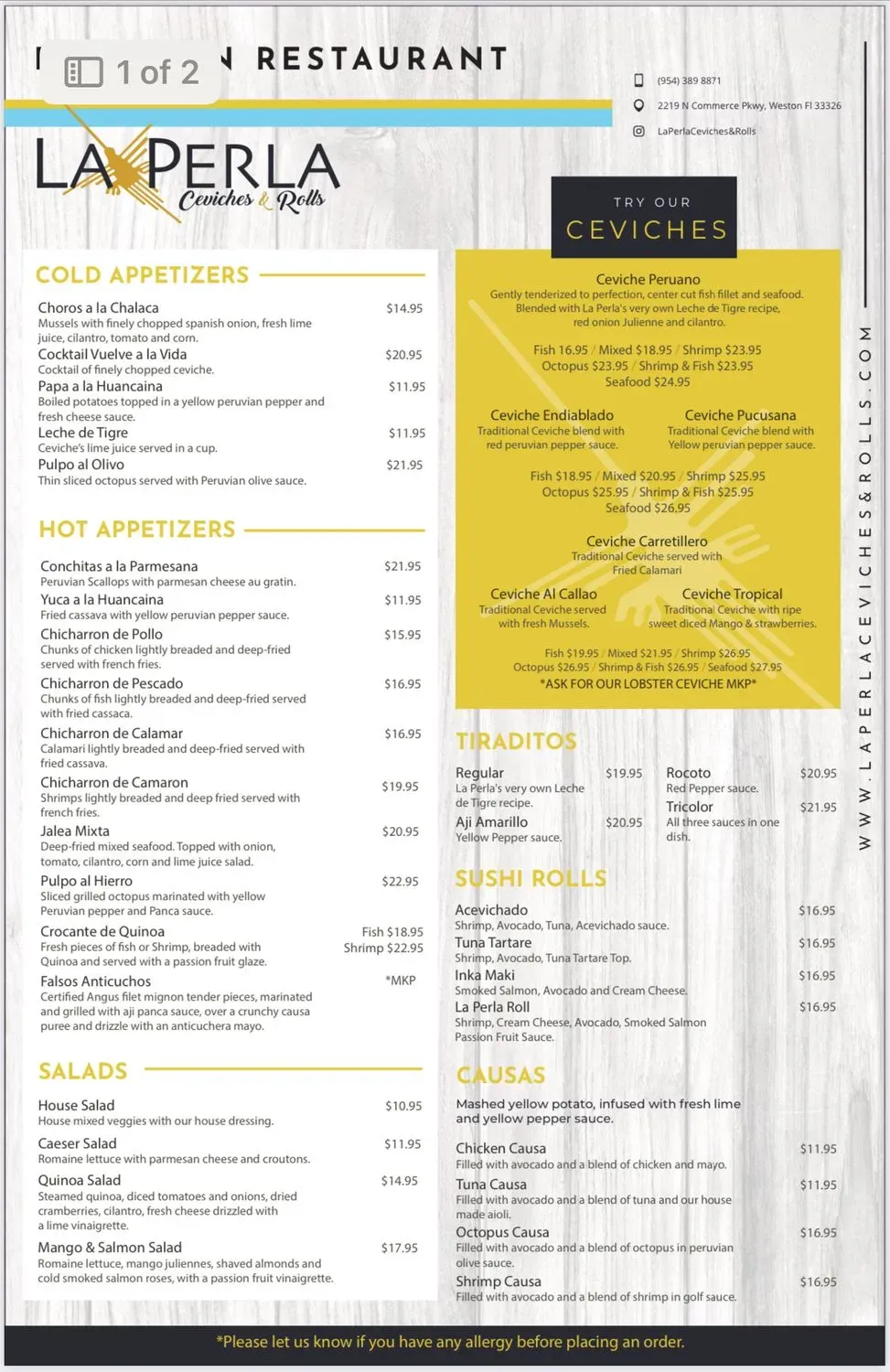 Menu 2