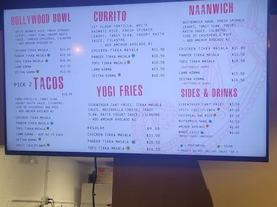 Menu 2