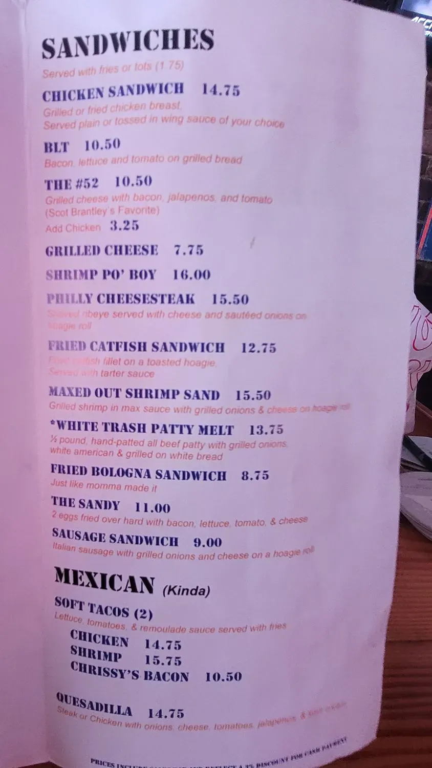 Menu 2