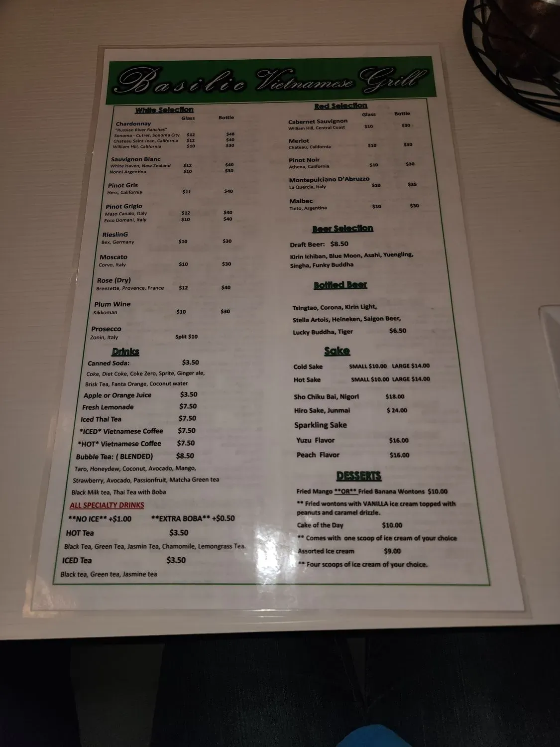 Menu 3