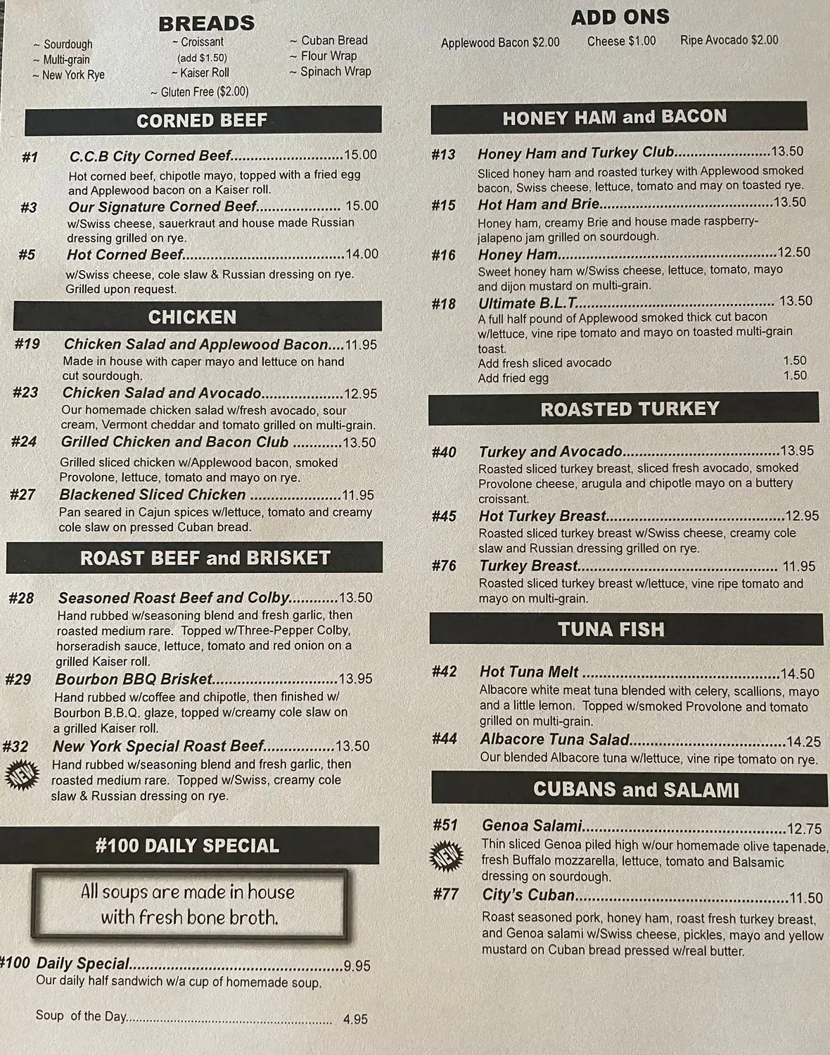 Menu 4