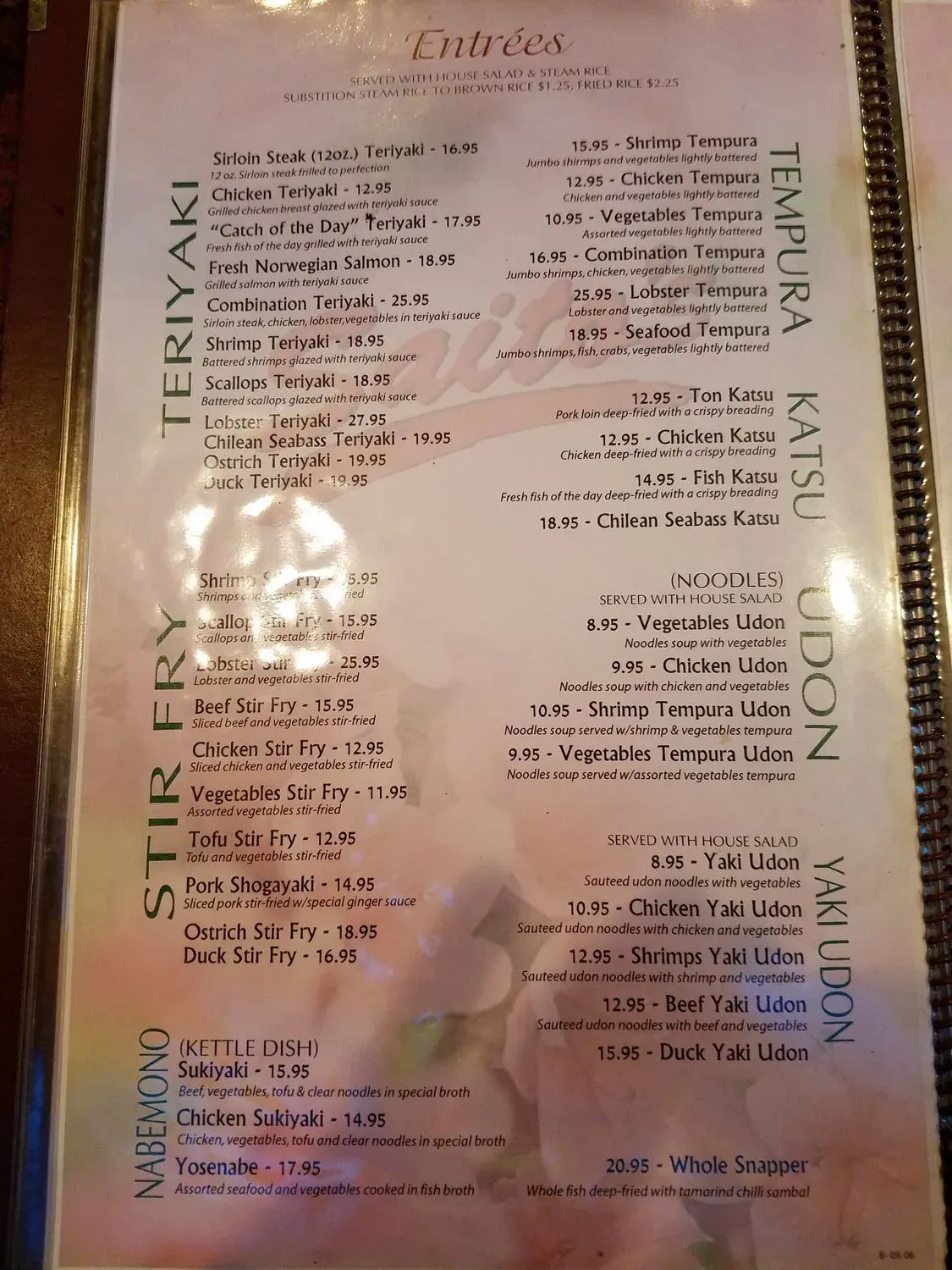 Menu 4