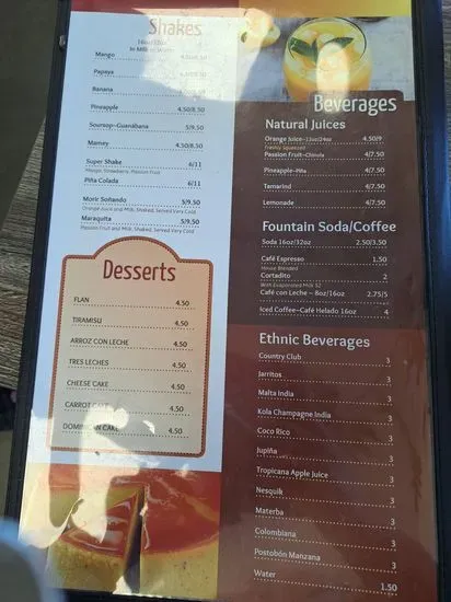 Menu 3