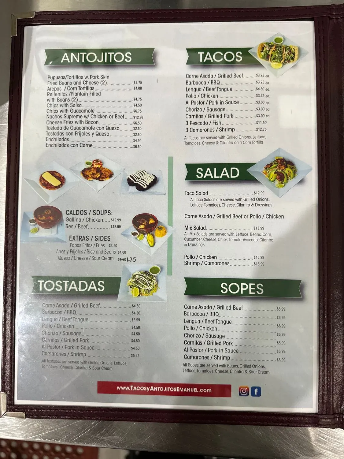 Menu 3