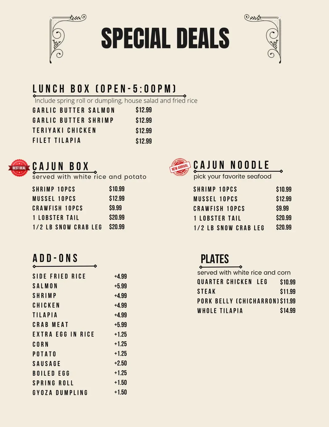 Menu 3