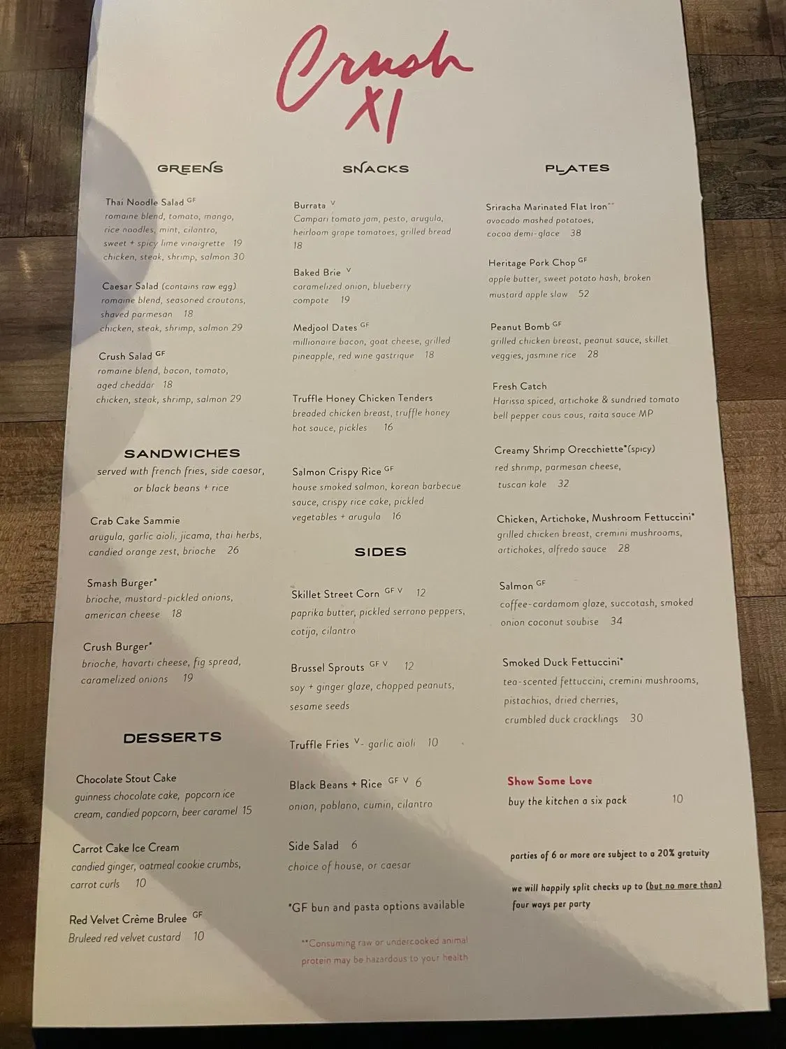 Menu 6