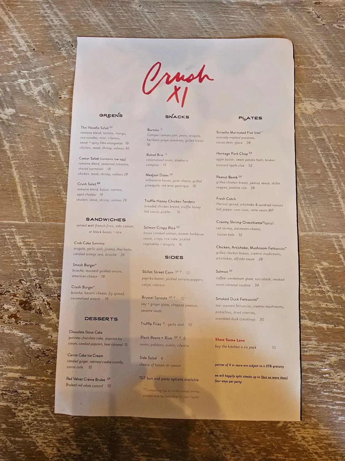 Menu 6