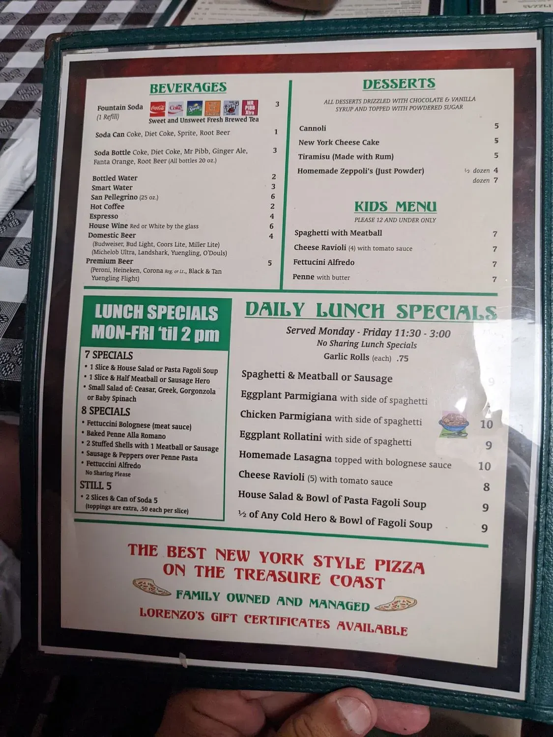 Menu 4