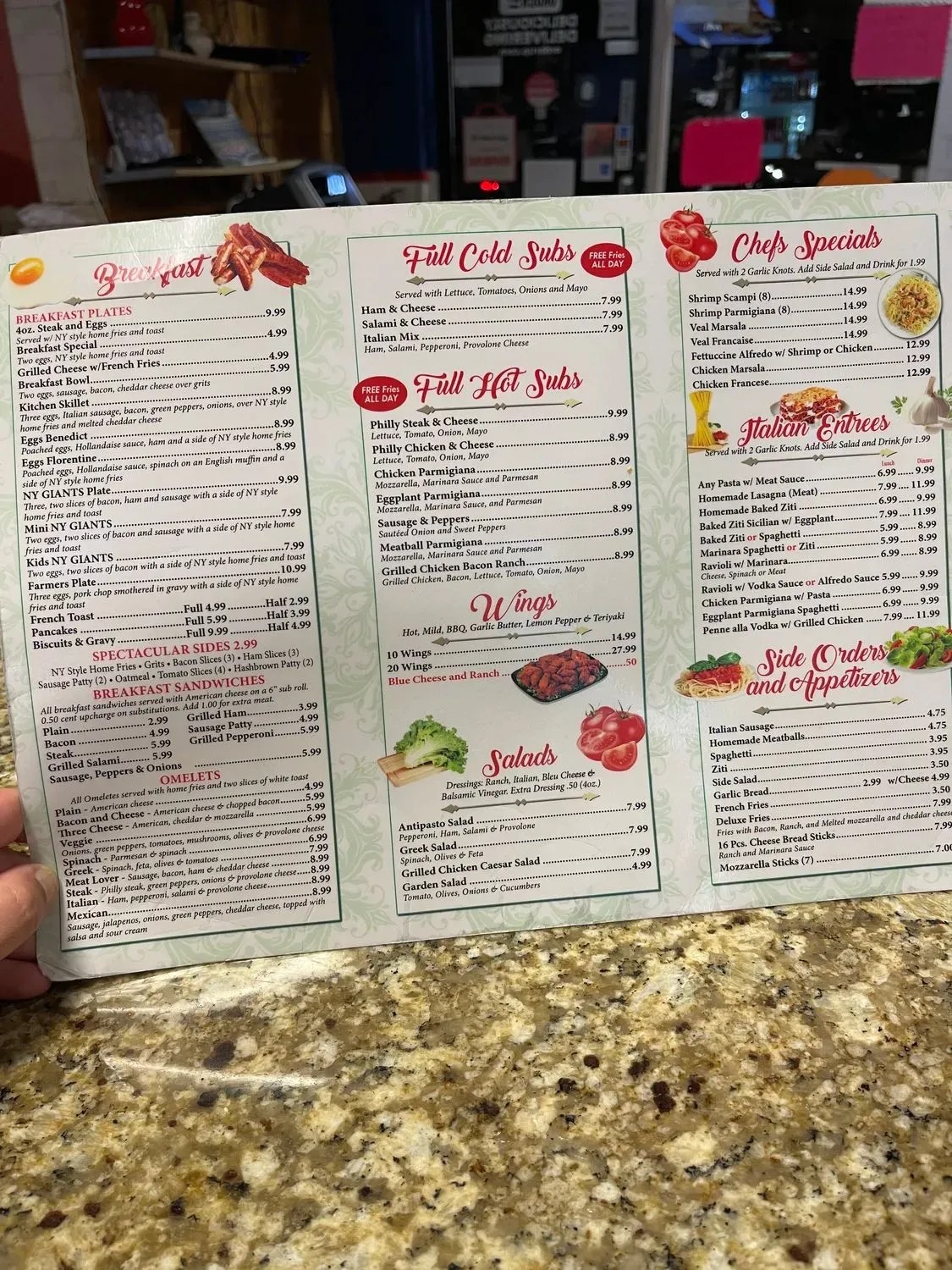 Menu 3