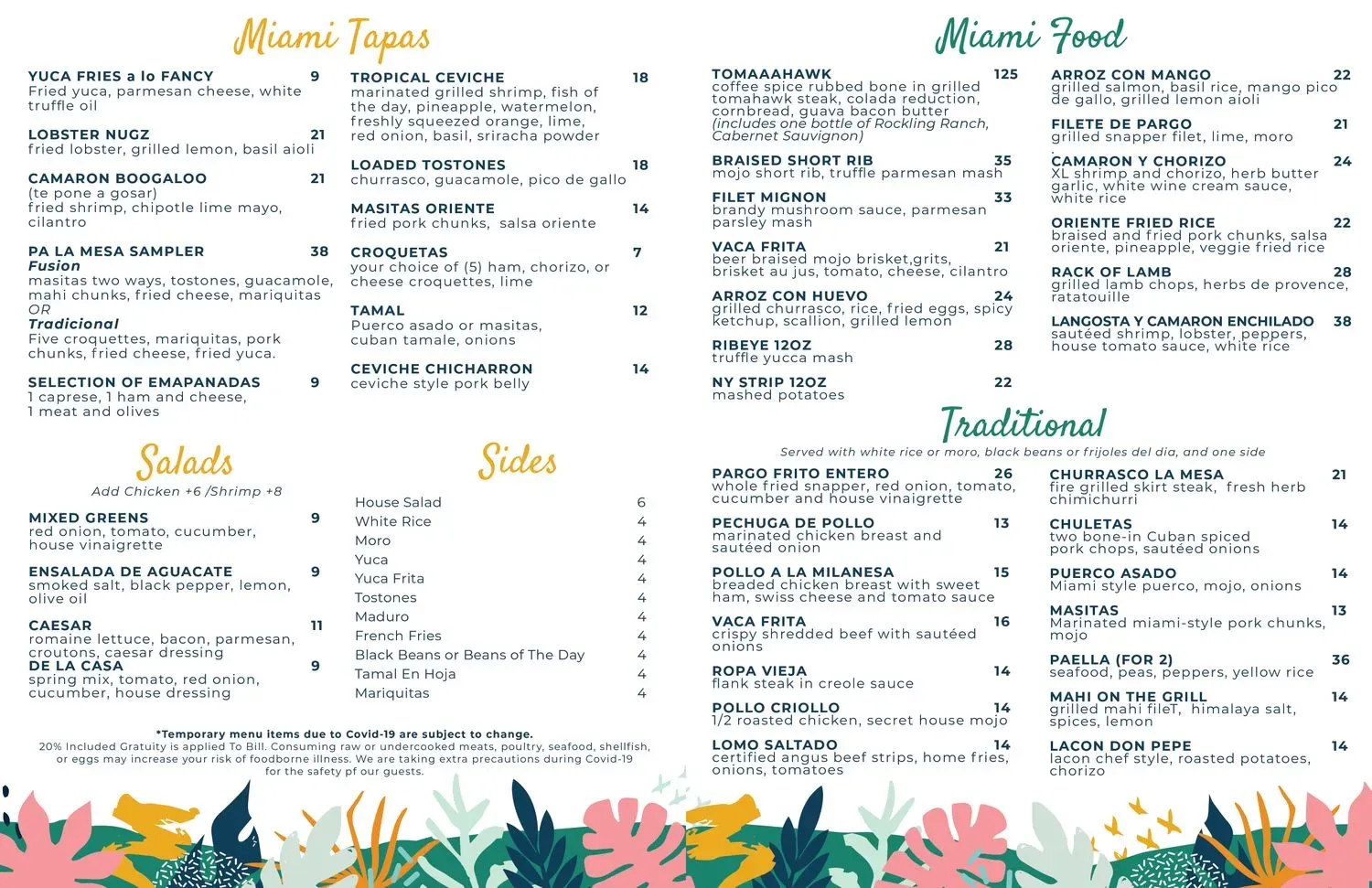 Menu 2