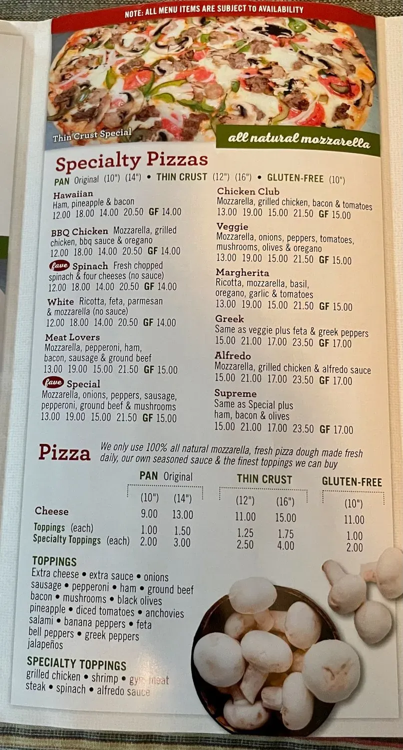 Menu 2