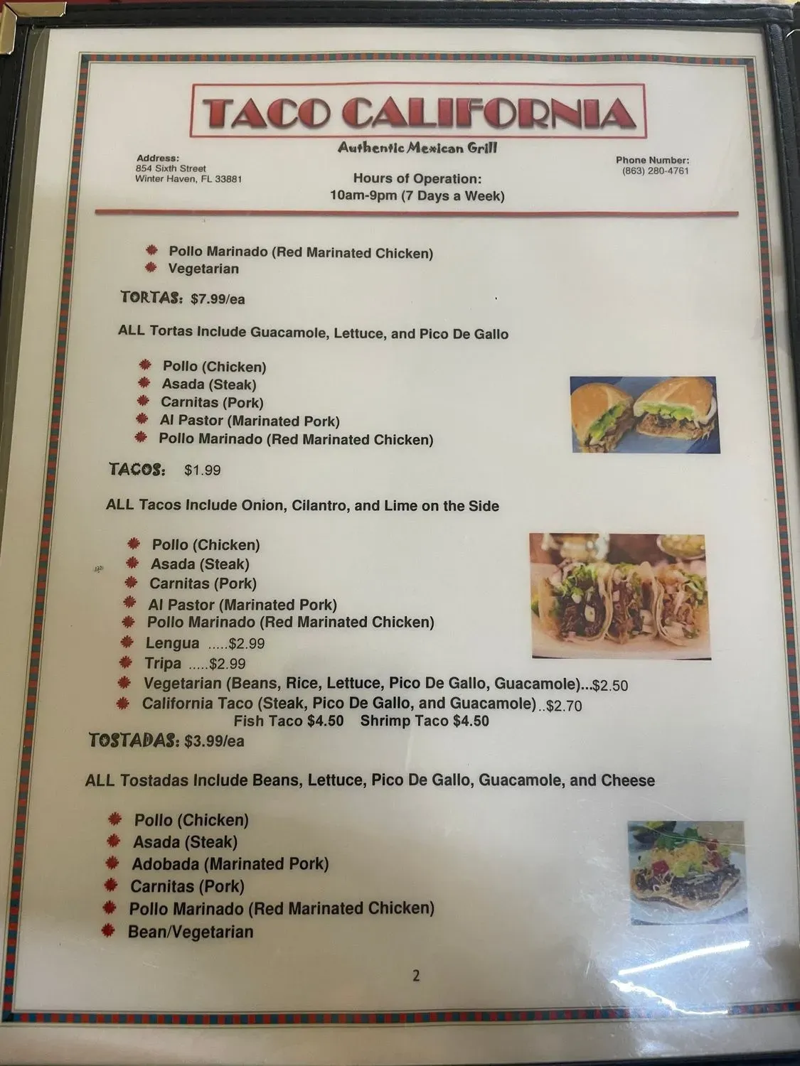 Menu 4