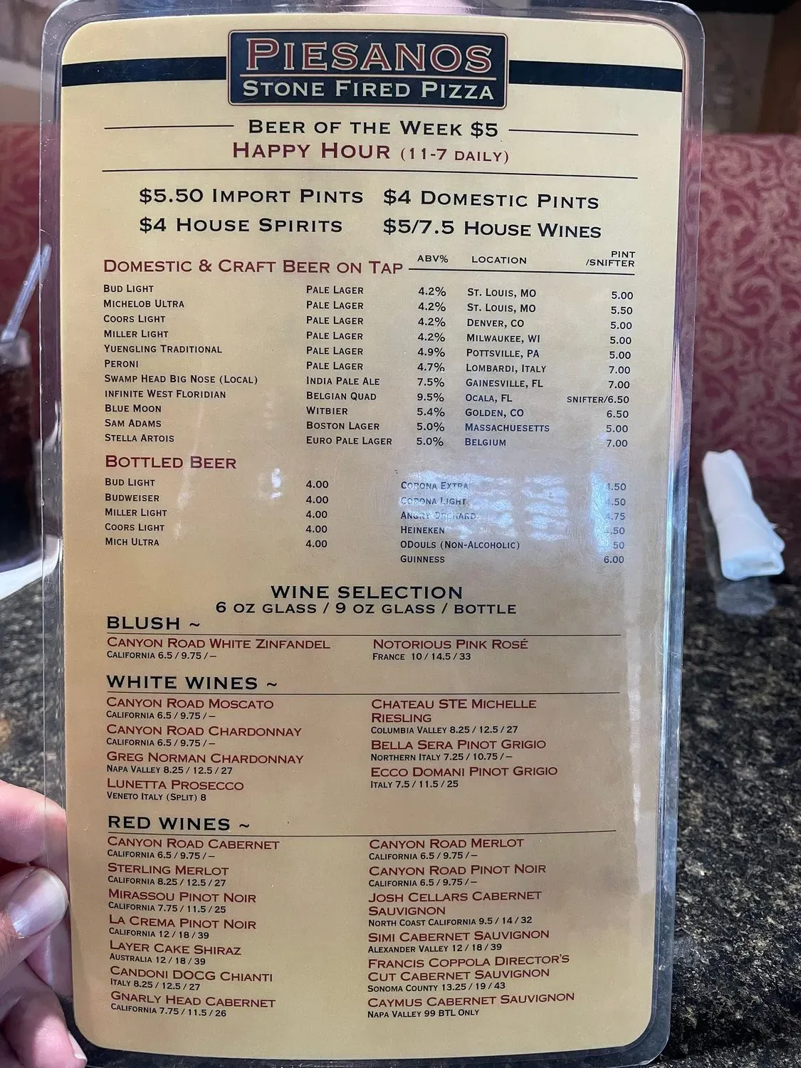 Menu 6