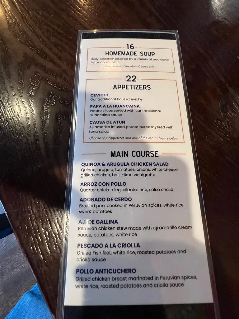 Menu 6