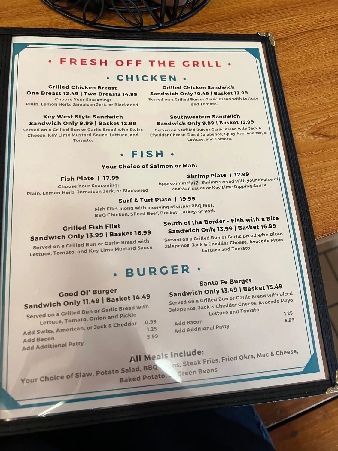 Menu 6