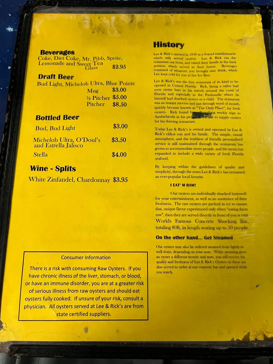 Menu 5