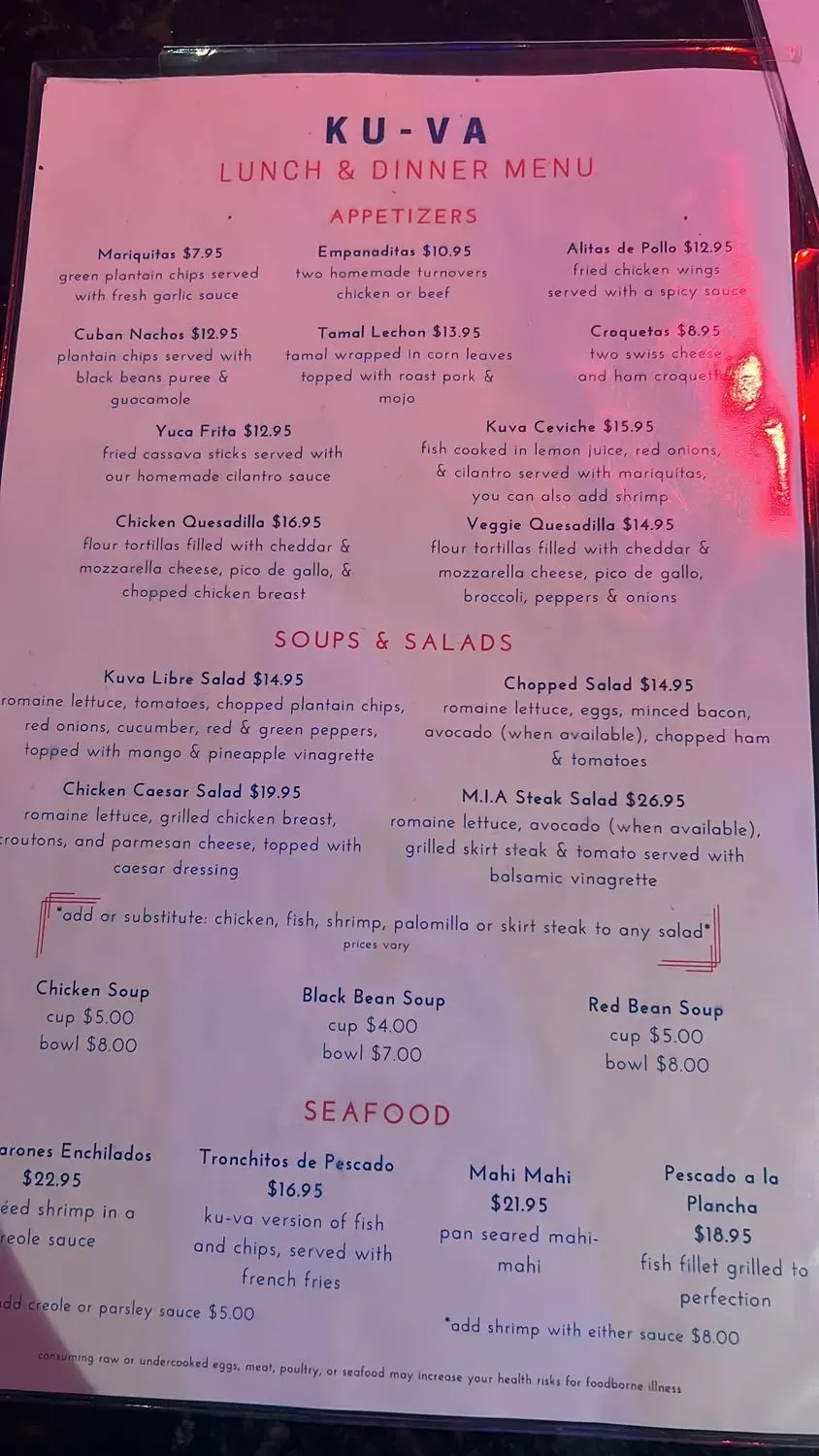 Menu 5