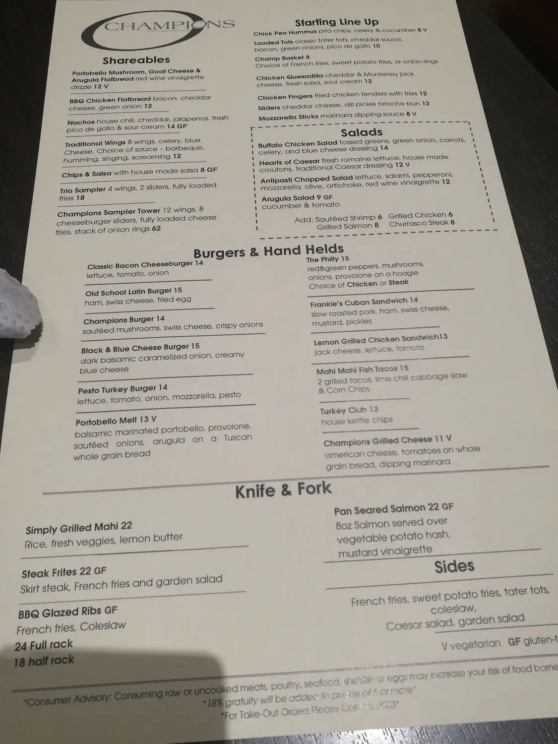 Menu 2