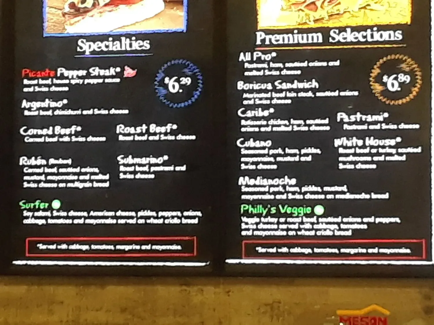 Menu 3