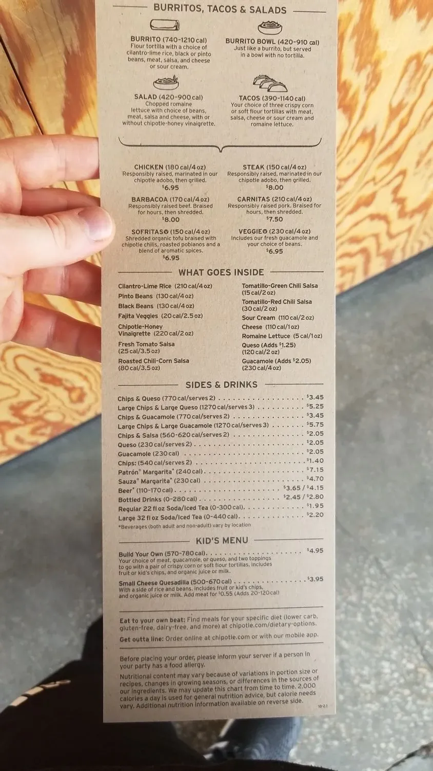 Menu 6