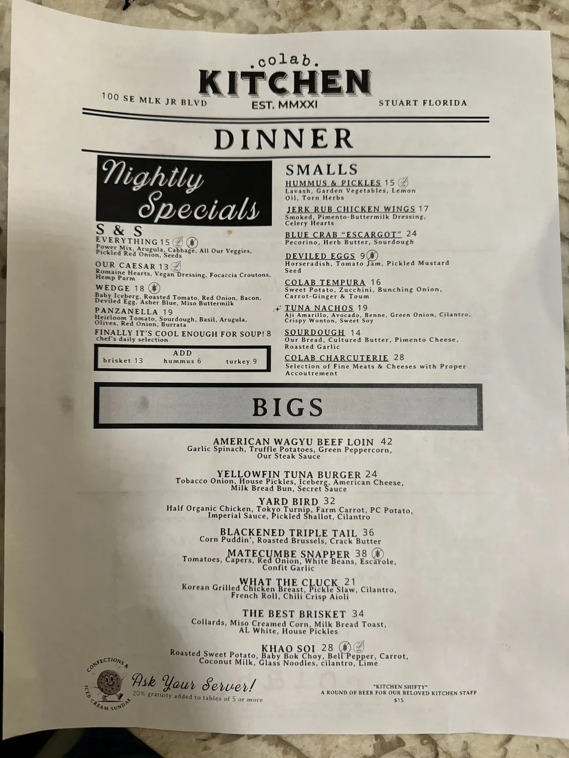 Menu 3