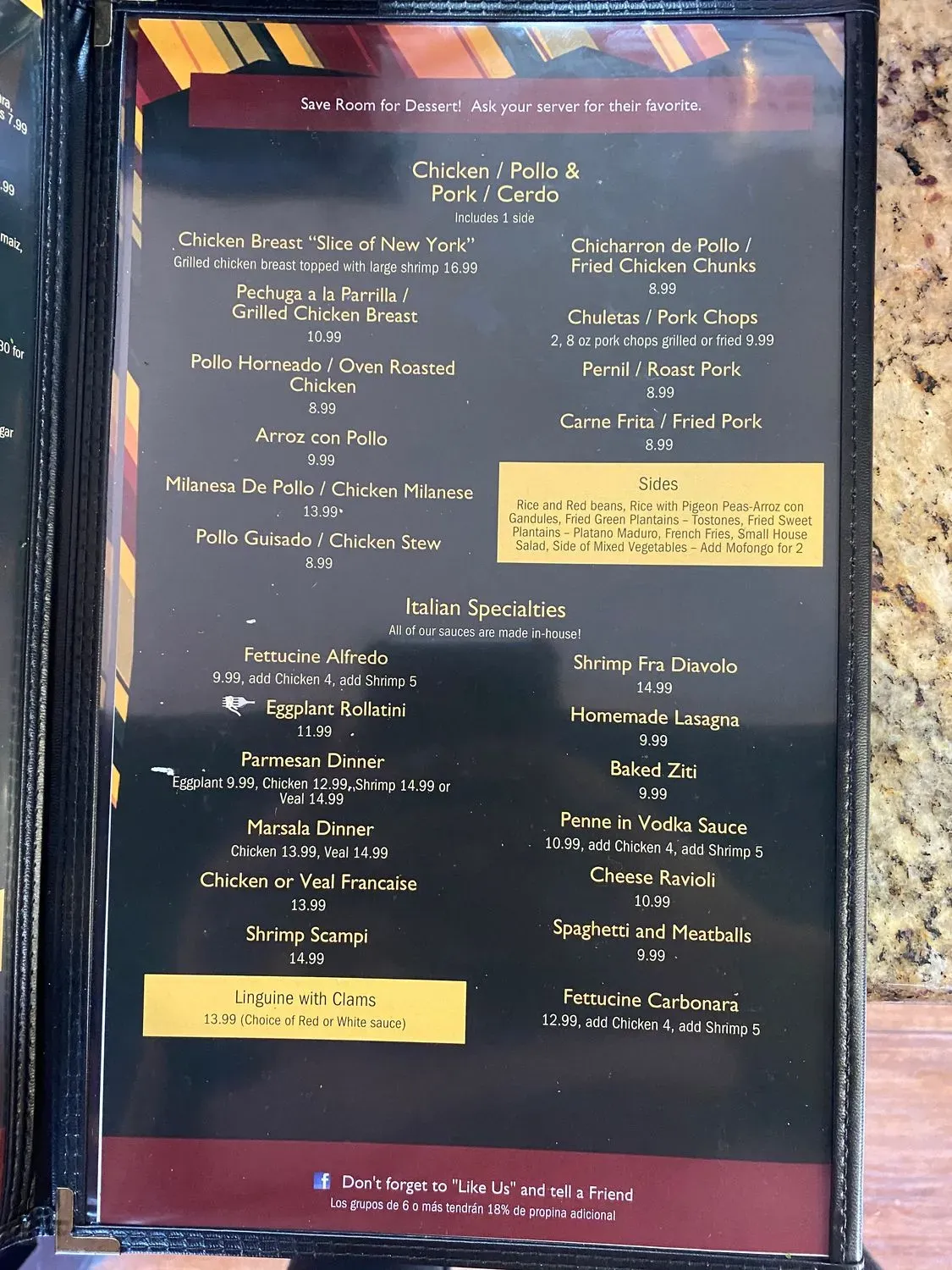 Menu 3