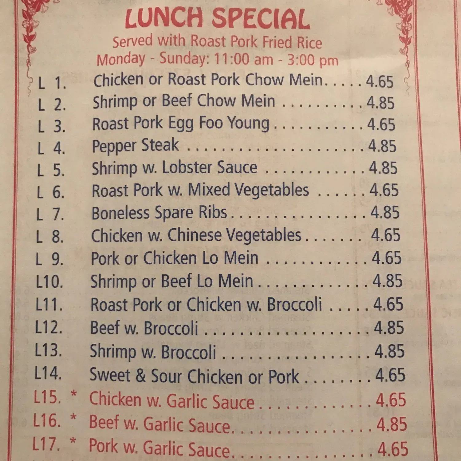 Menu 6