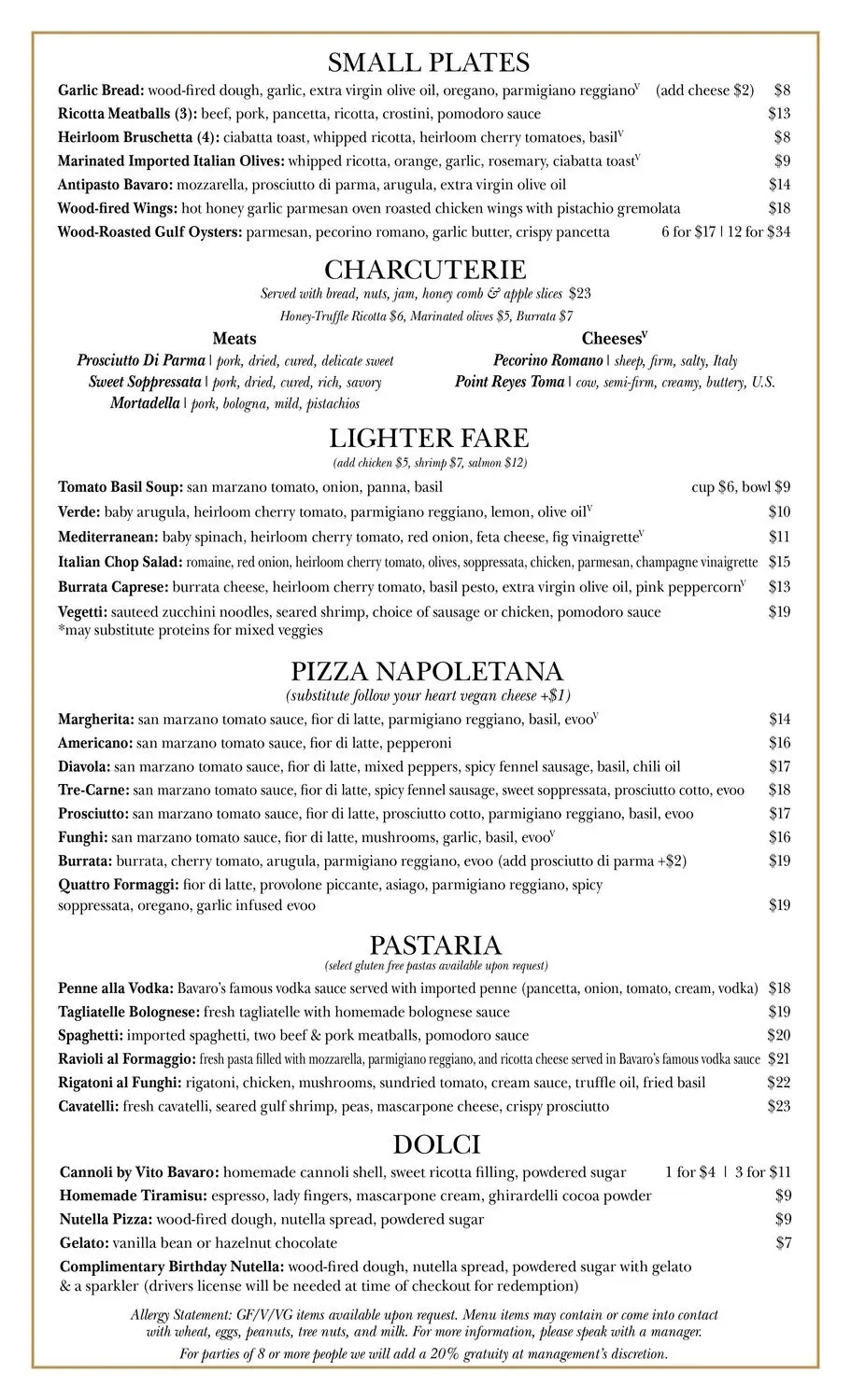 Menu 2