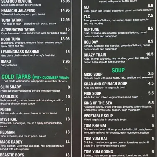 Menu 2