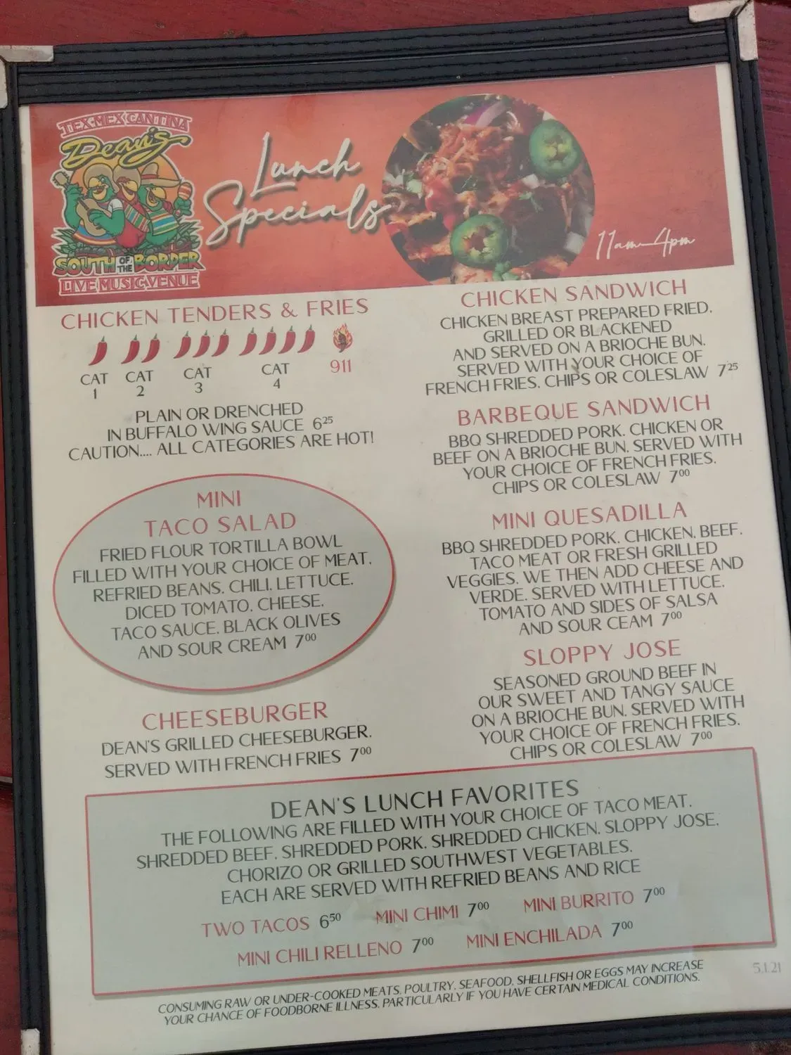 Menu 6