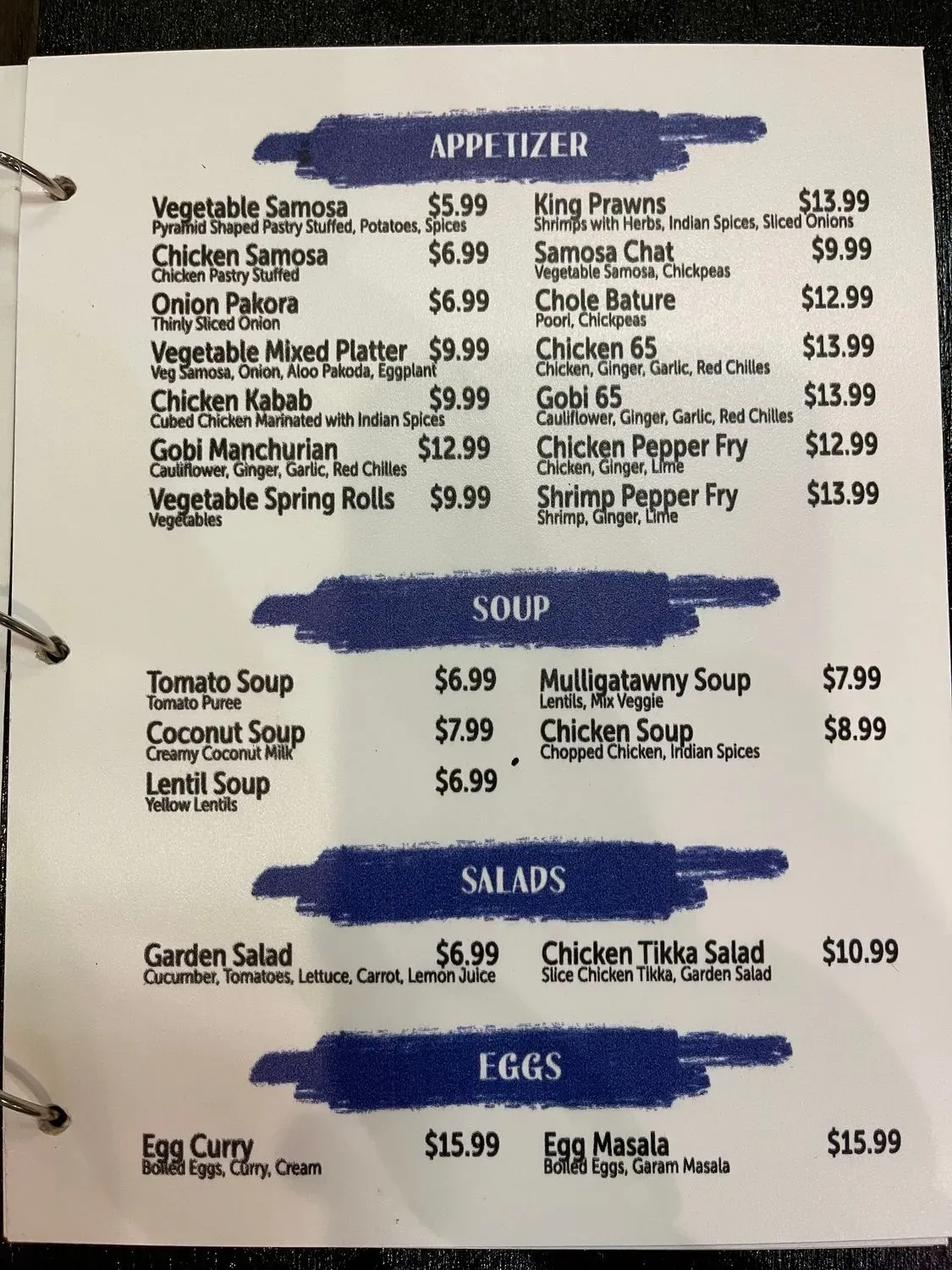 Menu 5