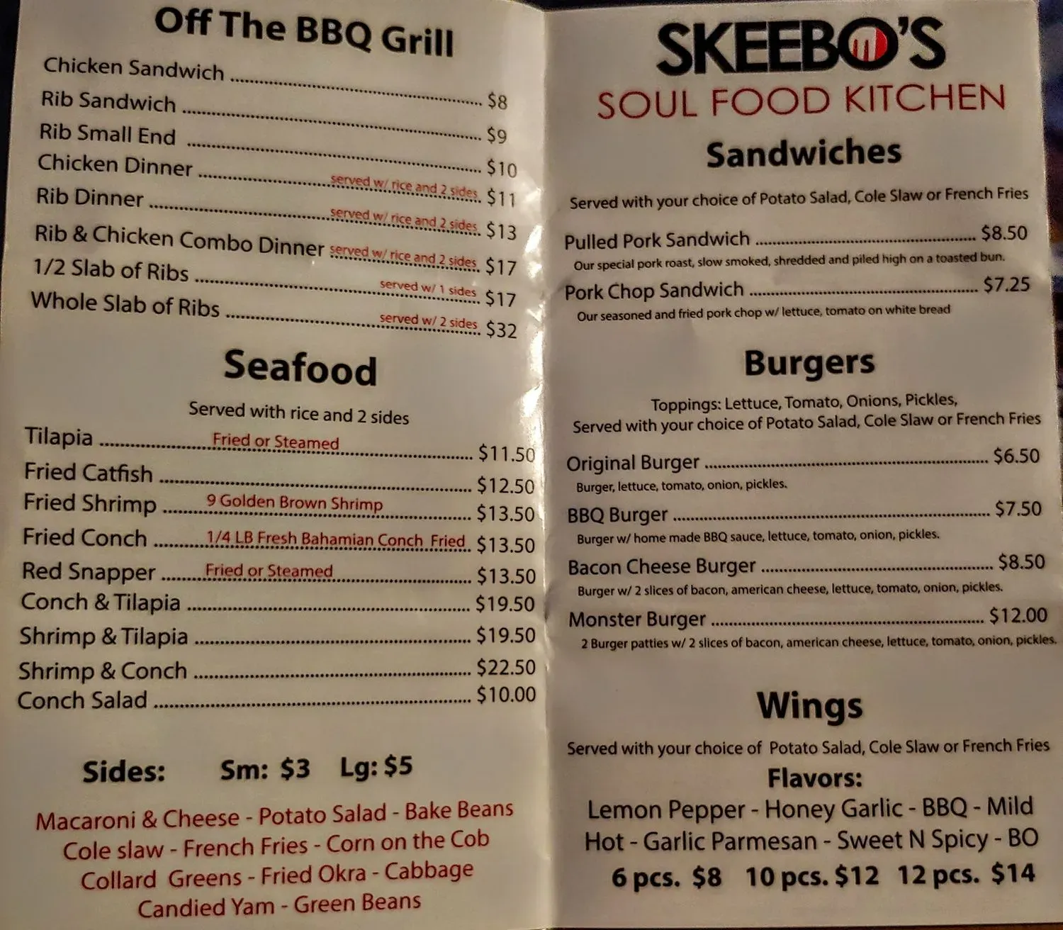 Menu 2