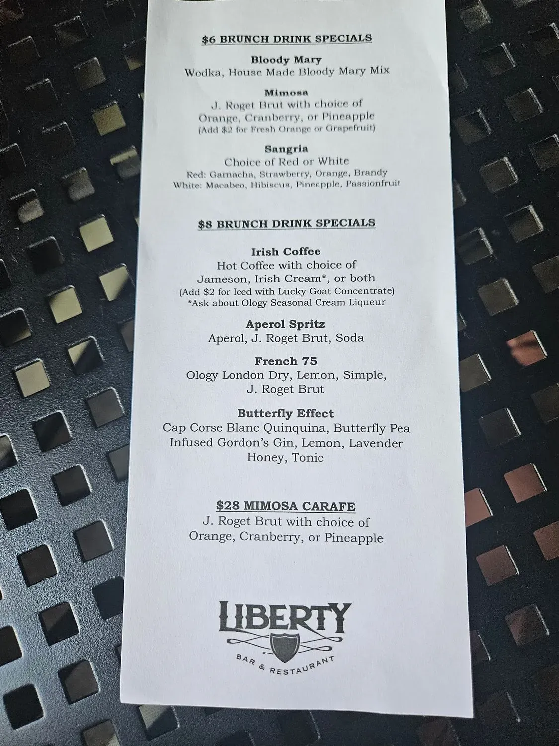 Menu 5