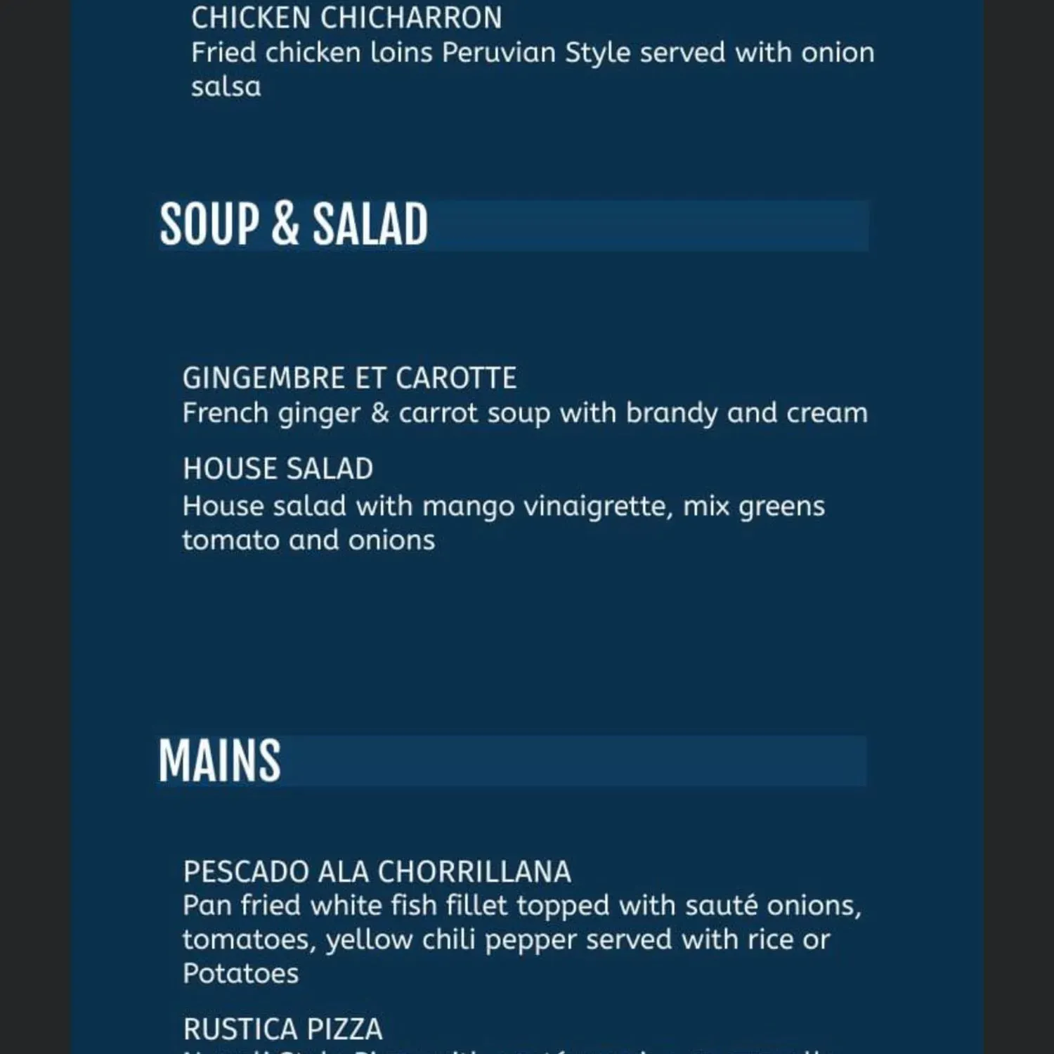 Menu 3