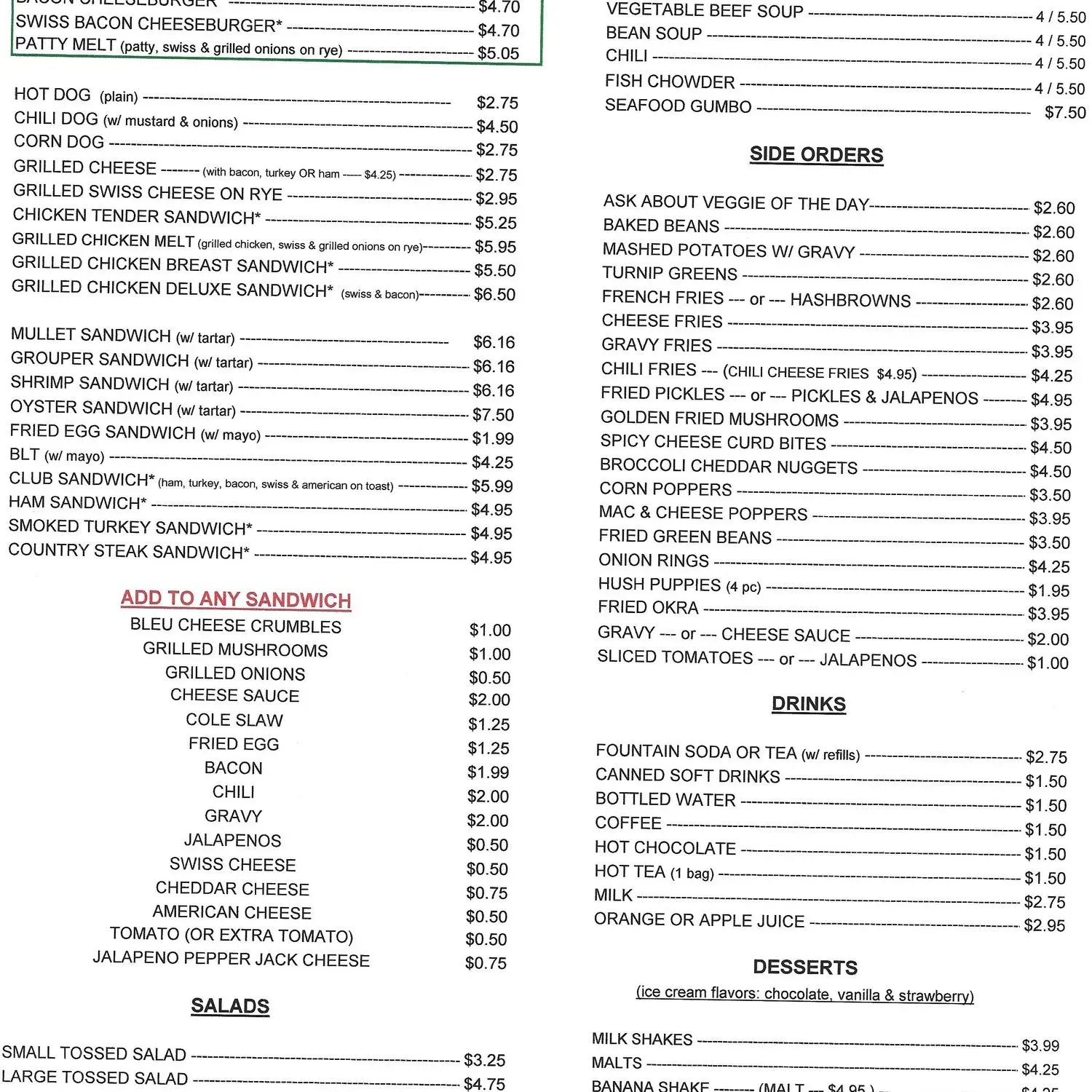 Menu 2