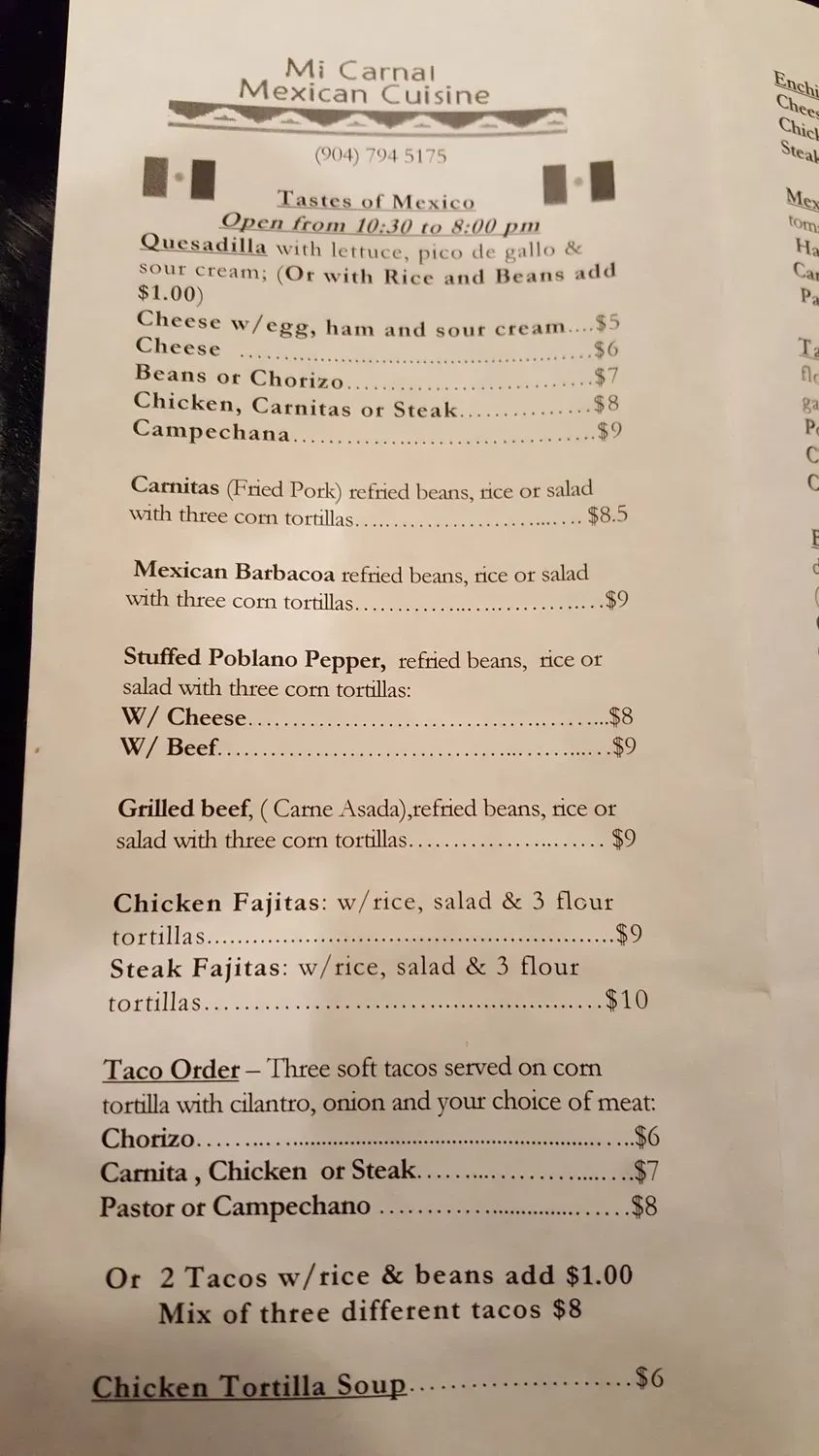 Menu 4