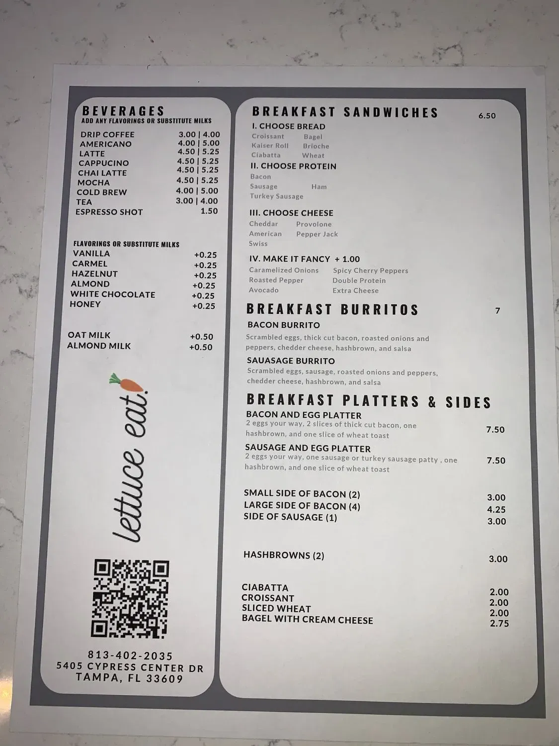 Menu 2