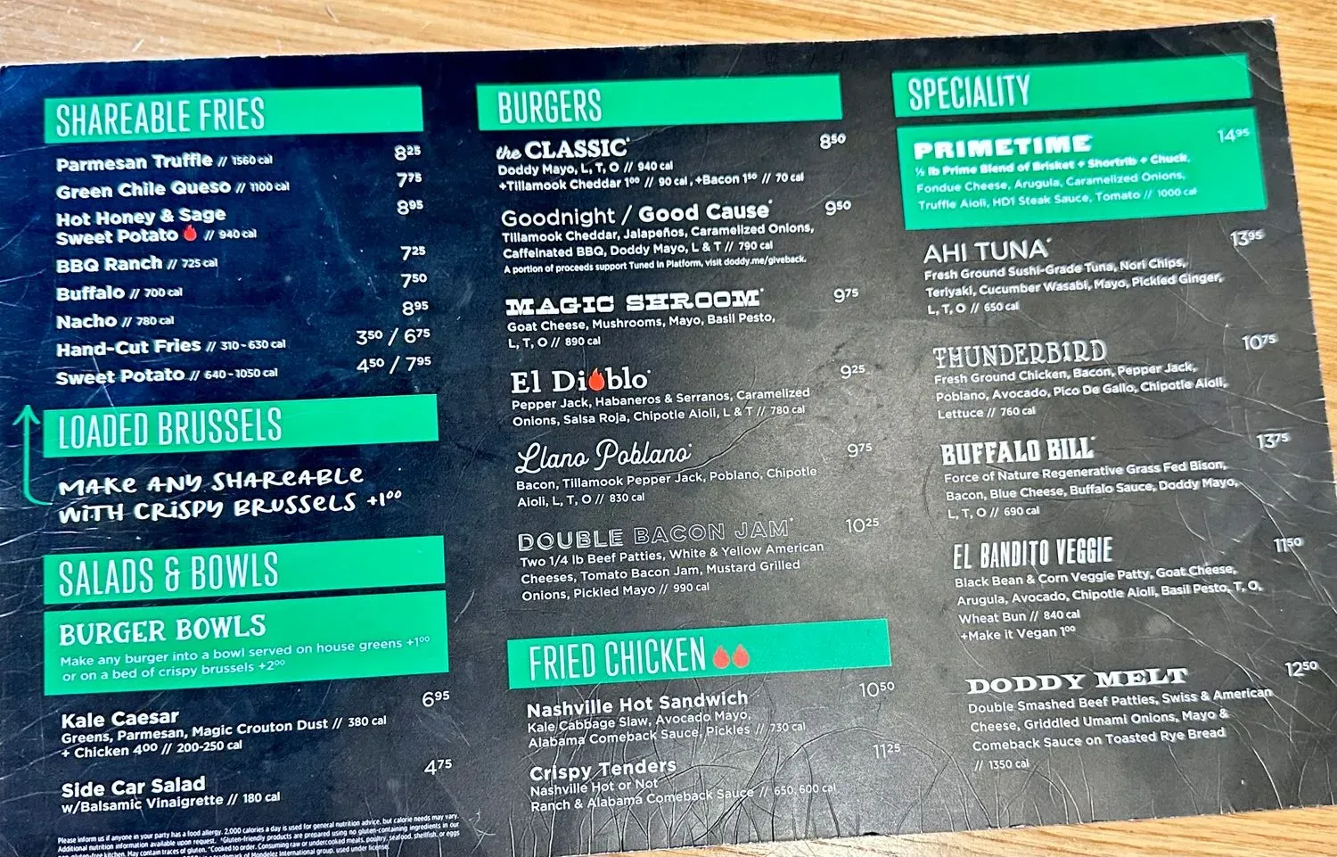 Menu 3