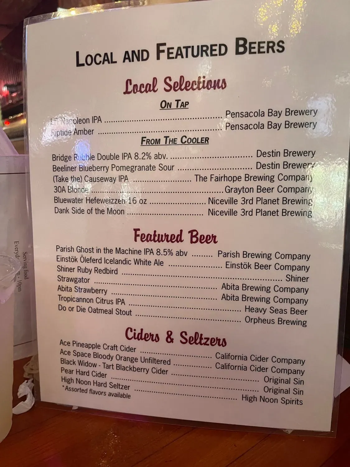 Menu 3