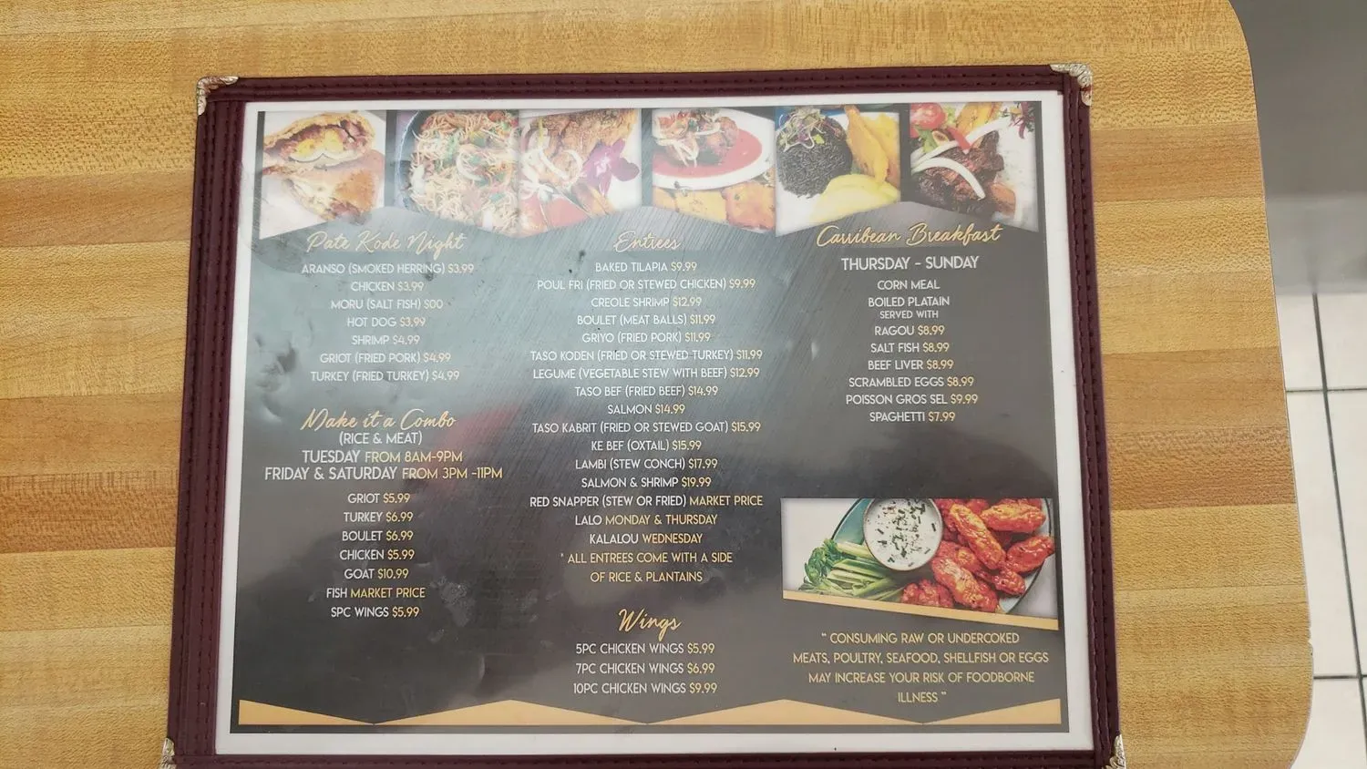 Menu 3