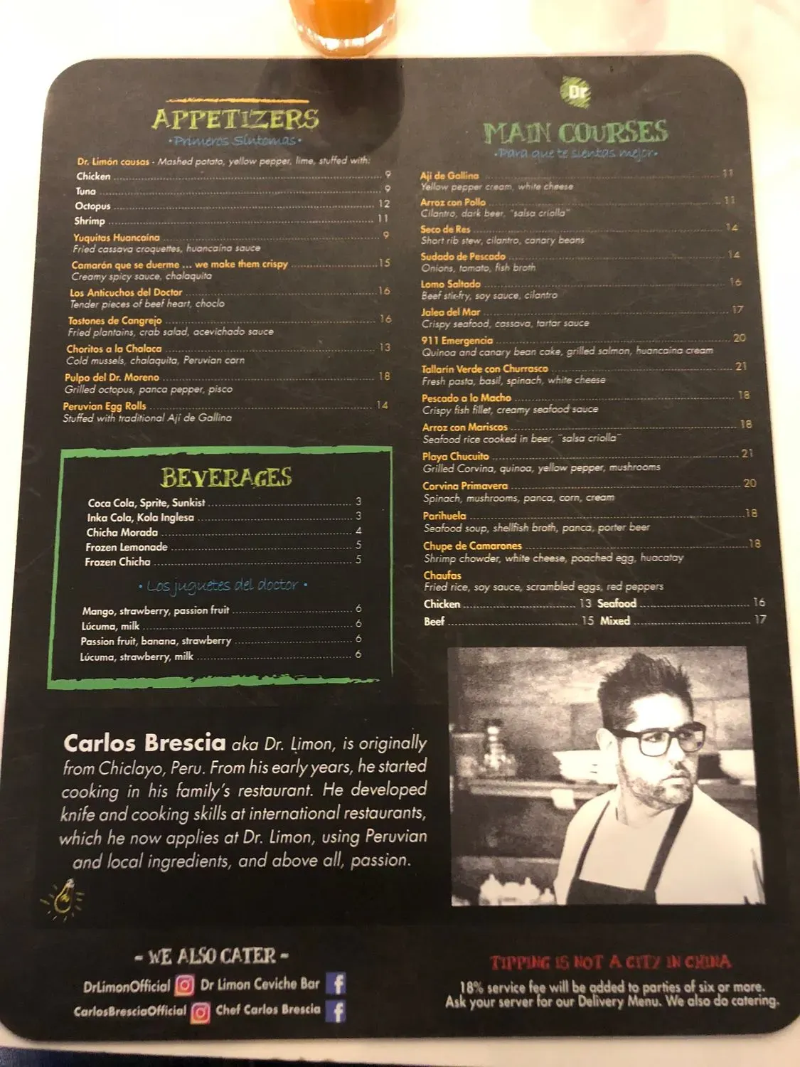 Menu 6