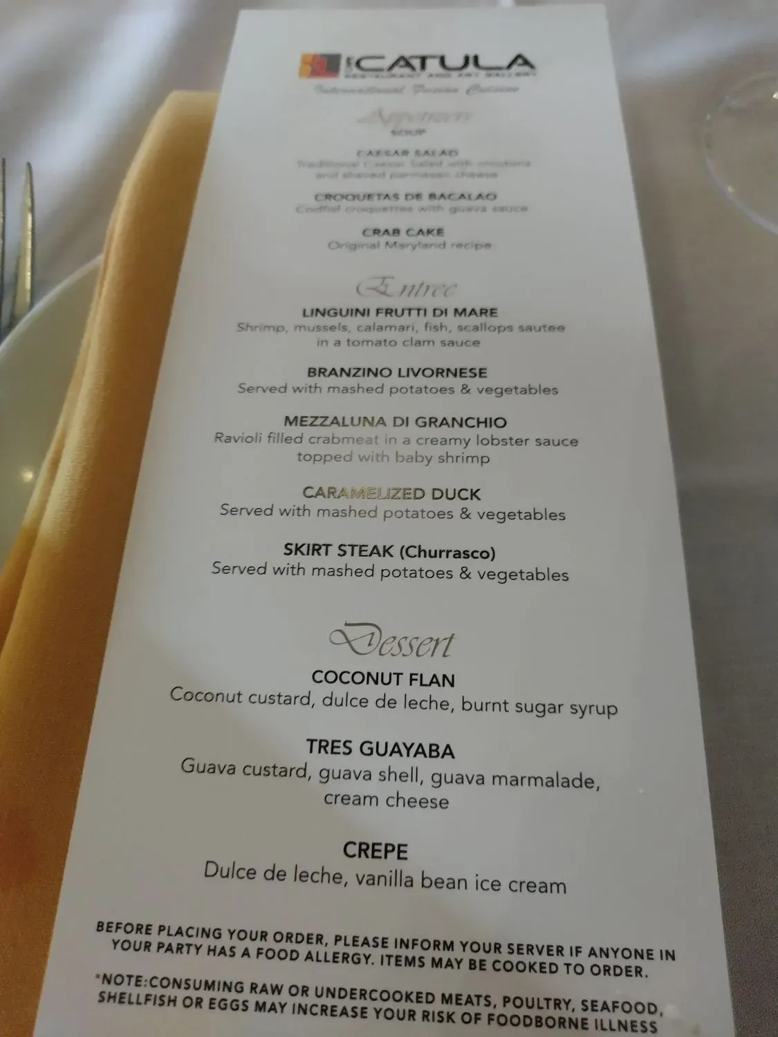 Menu 4