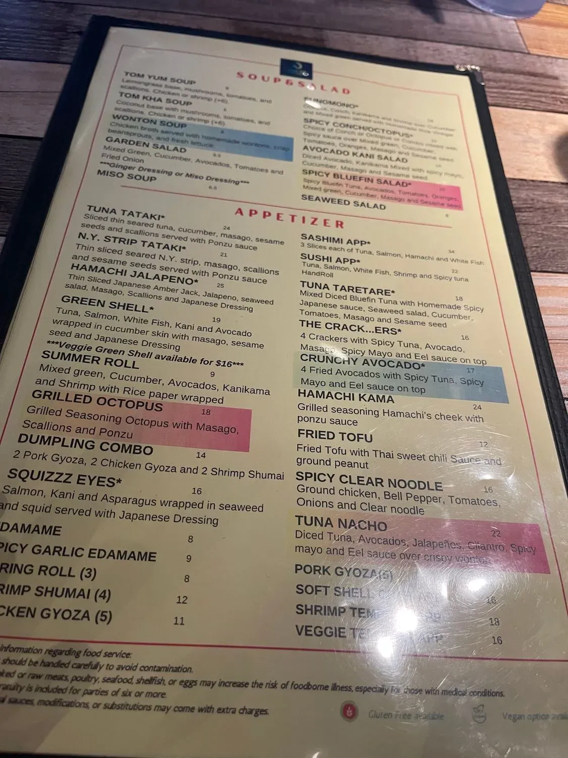 Menu 6