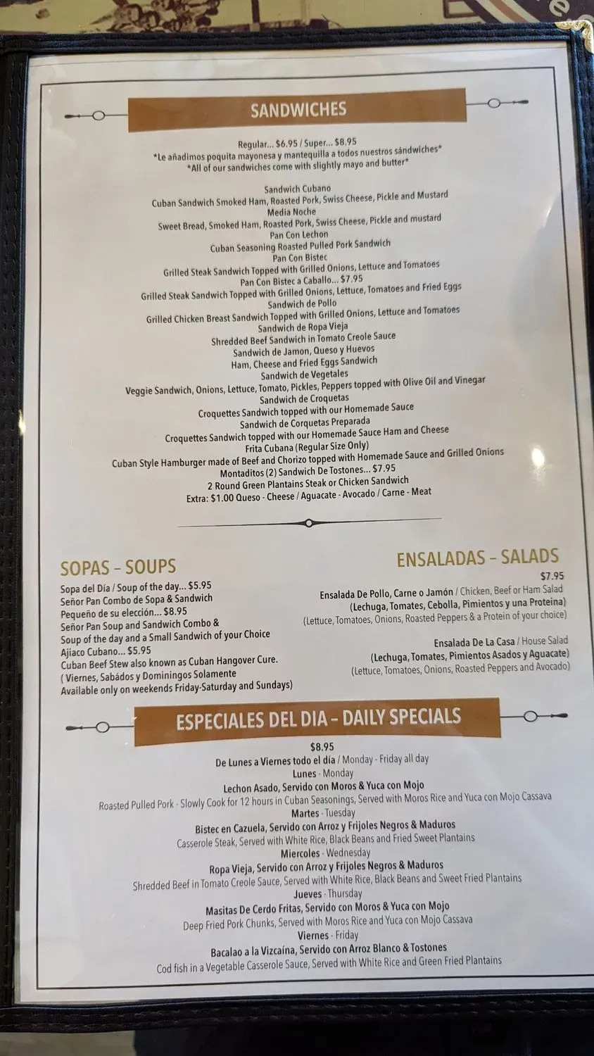 Menu 6